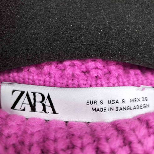 ザラ ZARA ハイネックニットセーター レディース import:S