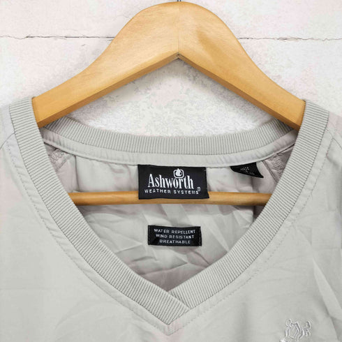アシュワース ASHWORTH 刺繍Vネックピステ メンズ XL