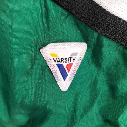 VARSITY クロスラインデザインナイロンジップブルゾン メンズ