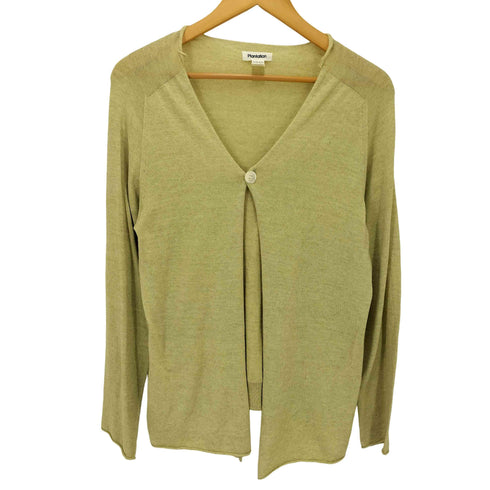 プランテーション Plantation 24SS リネン混 ボレロ カーディガン レディース JPN:M