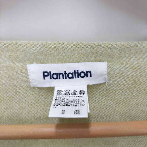 プランテーション Plantation 24SS リネン混 ボレロ カーディガン レディース JPN:M