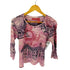 gloria vanderbilt メッセージプリント L/S カットソー Y2K レディース import:M