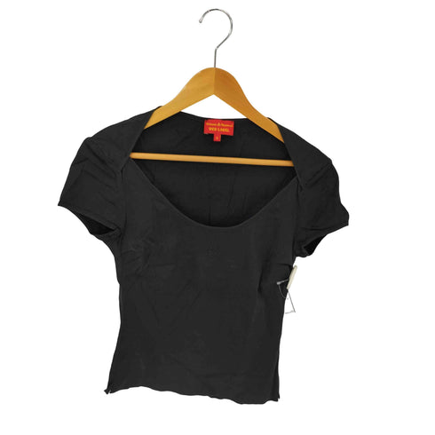 ヴィヴィアンウエストウッドレッドレーベル Vivienne Westwood RED LABEL オーブ刺繍 Uネック S/S カットソー レディース import:S