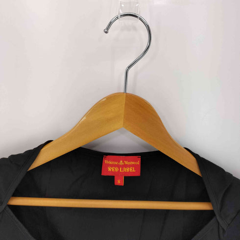 ヴィヴィアンウエストウッドレッドレーベル Vivienne Westwood RED LABEL オーブ刺繍 Uネック S/S カットソー レディース import:S
