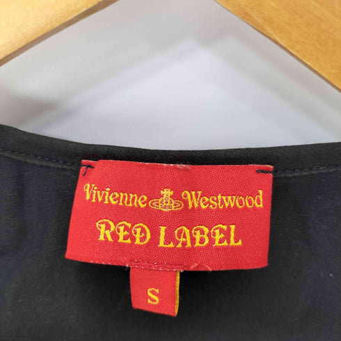 ヴィヴィアンウエストウッドレッドレーベル Vivienne Westwood RED LABEL オーブ刺繍 Uネック S/S カットソー レディース import:S