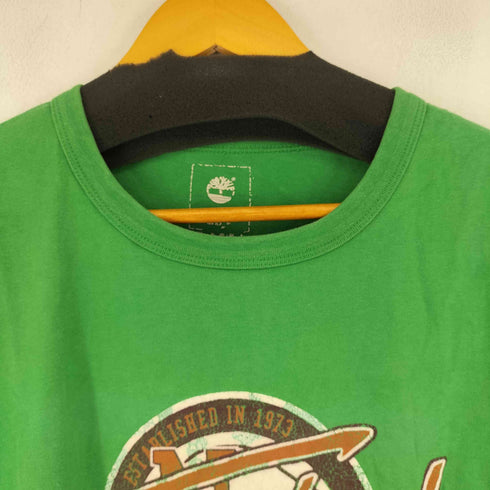 ティンバーランド Timberland プリンクルーネックTシャツ メンズ