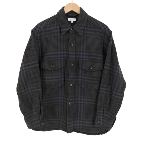 ビューティーアンドユースユナイテッドアローズ BEAUTY & YOUTH UNITED ARROWS ツイル ダークチェック CPO シャツ メンズ JPN:M