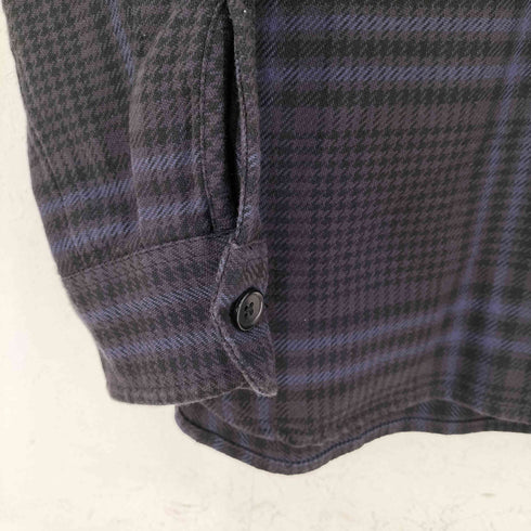 ビューティーアンドユースユナイテッドアローズ BEAUTY & YOUTH UNITED ARROWS ツイル ダークチェック CPO シャツ メンズ JPN:M