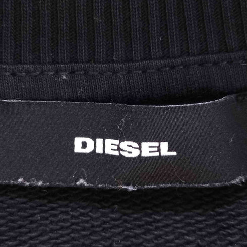 ディーゼル DIESEL フード付き クルーネックスウェット 前V メンズ