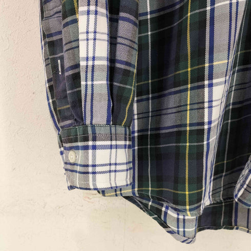 ノーティカ NAUTICA タータンチェック BDUシャツ メンズ import:L