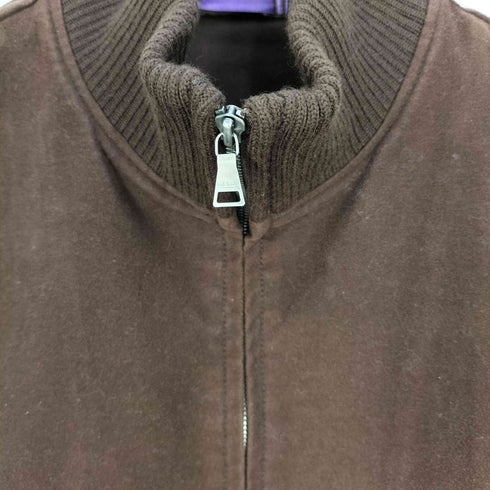 ポールスミスコレクション Paul Smith COLLECTION ニット切替 ハイネック ダブルジップ ブルゾン レディース import:L