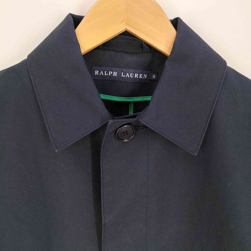 ラルフローレン RALPH LAUREN 撥水加工 比翼 ステンカラーコート レディース 9