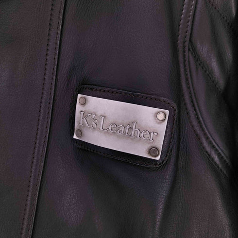 カドヤ KADOYA 80s K's Leather CYBER レザージャケット バック ピル カプセルデザイン メンズ JPN:L