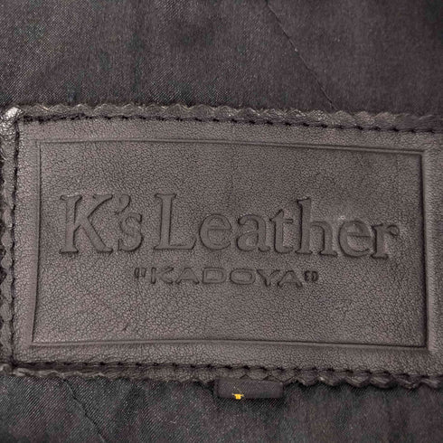 カドヤ KADOYA 80s K's Leather CYBER レザージャケット バック ピル カプセルデザイン メンズ JPN:L