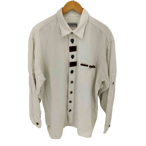 Landhaus Mode メタルボタンチロリアンシャツ メンズ JPN:XL