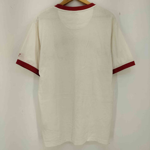 スターター STARTER 90s パキスタン製 カレッジ ウィスコンシン大学 リンガーTシャツ メンズ import:M