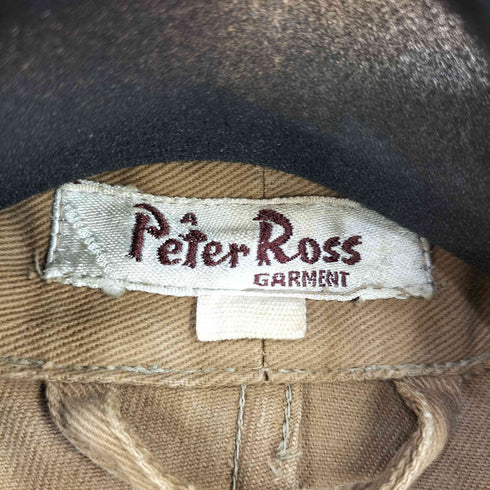 peter ross ショップコート コットンツイル メンズ