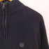 チャップスラルフローレン CHAPS RALPH LAUREN ワンポイント ハーフジップコットンニット メンズ import:S