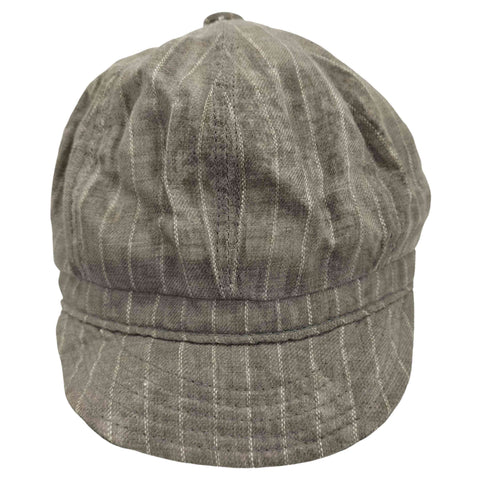 NEW YORK HAT CO 90S USA製 リネン ストライプ ハンチングキャップ メンズ