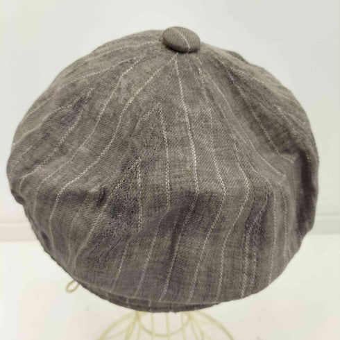 NEW YORK HAT CO 90S USA製 リネン ストライプ ハンチングキャップ メンズ