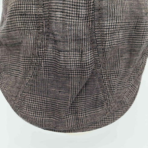 NEW YORK HAT CO 90S USA製 リネン グレンチェック ハンチングキャップ メンズ