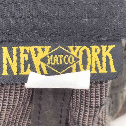 NEW YORK HAT CO 90S USA製 リネン グレンチェック ハンチングキャップ メンズ