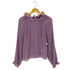 ザラ ZARA フリル プリーツ ブラウス レディース import:M