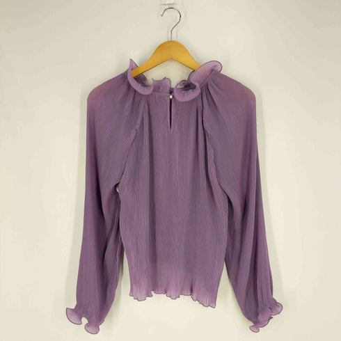 ザラ ZARA フリル プリーツ ブラウス レディース import:M