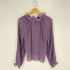 ザラ ZARA フリル プリーツ ブラウス レディース import:M