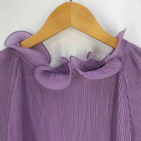 ザラ ZARA フリル プリーツ ブラウス レディース import:M