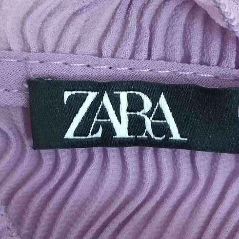ザラ ZARA フリル プリーツ ブラウス レディース import:M