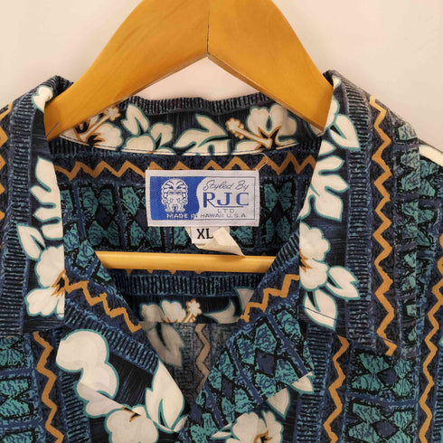 ロバートジェイクランシー RJC 80s USA製 アロハシャツ メンズ import:XL