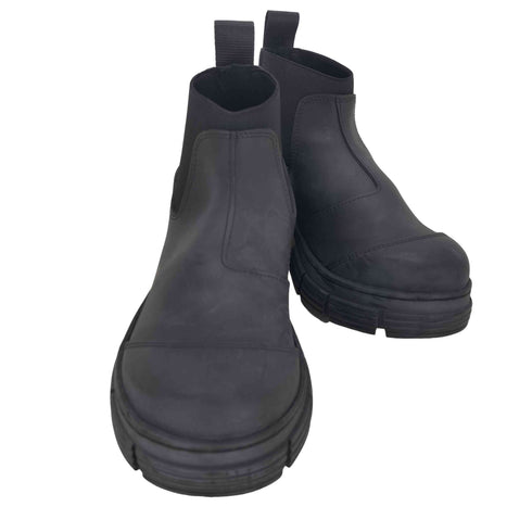 ガニー Ganni Rubber Crop City boots レディース 36