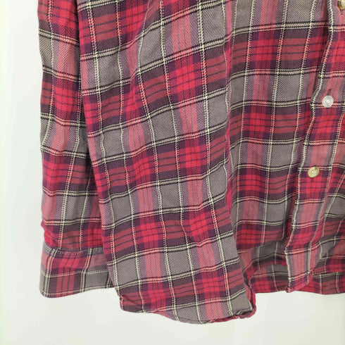 リーバイス Levis 00s ORANGE TAB オレンジタブ フラップポケット チェック柄 ネルシャツ メンズ import:L