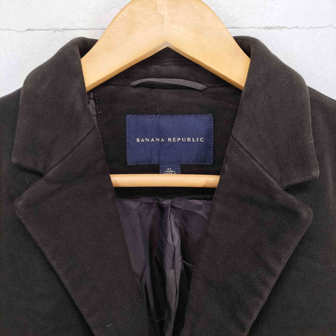 バナナリパブリック BANANA REPUBLIC 00S モールスキン比翼チェスターコート メンズ XL