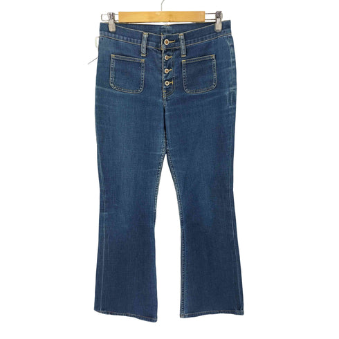 リーバイス Levis 00S 香港製 フロントポケット フレアデニムパンツ レディース 27×33