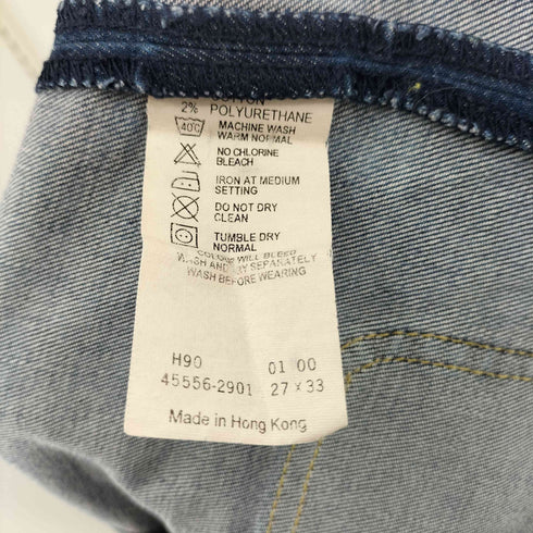 リーバイス Levis 00S 香港製 フロントポケット フレアデニムパンツ レディース 27×33