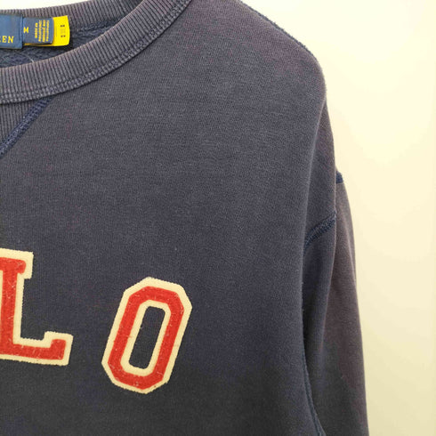 ポロラルフローレン POLO RALPH LAUREN カレッジロゴ 裏起毛 スウェット メンズ import:M