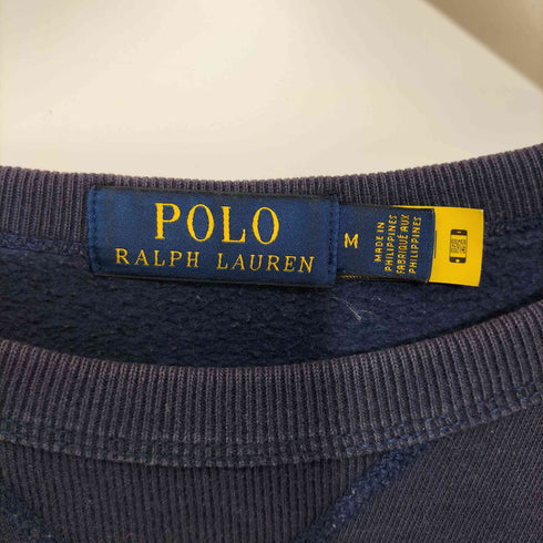 ポロラルフローレン POLO RALPH LAUREN カレッジロゴ 裏起毛 スウェット メンズ import:M