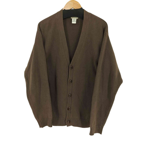 エルエルビーン L.L.Bean MADE IN HONG KONG コットンカーディガン メンズ