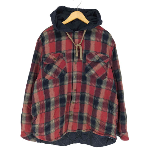 LEGENDARY OUTFITTERS フード付きネルシャツジャケット メンズ XXL