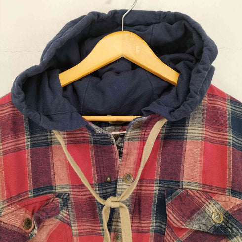 LEGENDARY OUTFITTERS フード付きネルシャツジャケット メンズ XXL