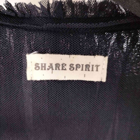 シェアースピリット SHARE SPIRIT チュールトップス レディース JPN:36