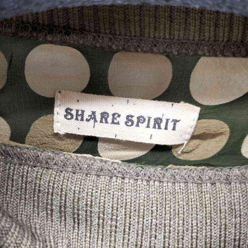 シェアースピリット SHARE SPIRIT y2k シルクドットトップス レディース JPN:36