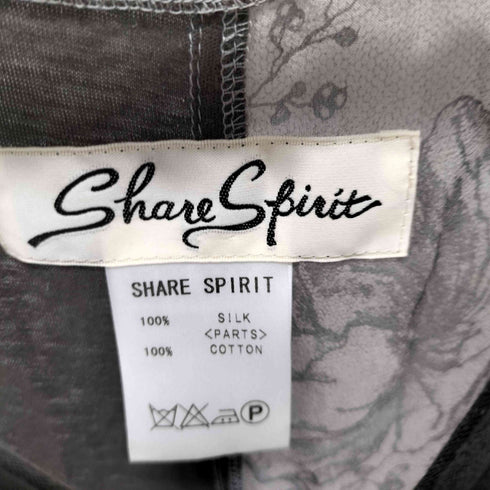 シェアースピリット SHARE SPIRIT y2k シルクシースルーワンピース レディース JPN:36