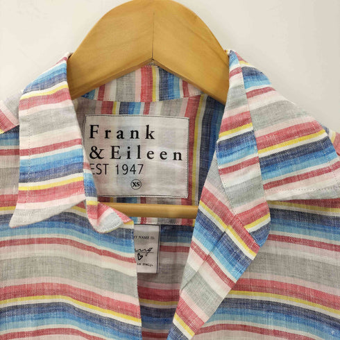 フランクアンドアイリーン Frank&Eileen BARRY-GHSL ボーダー長袖リネンシャツ レディース XS