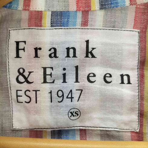 フランクアンドアイリーン Frank&Eileen BARRY-GHSL ボーダー長袖リネンシャツ レディース XS