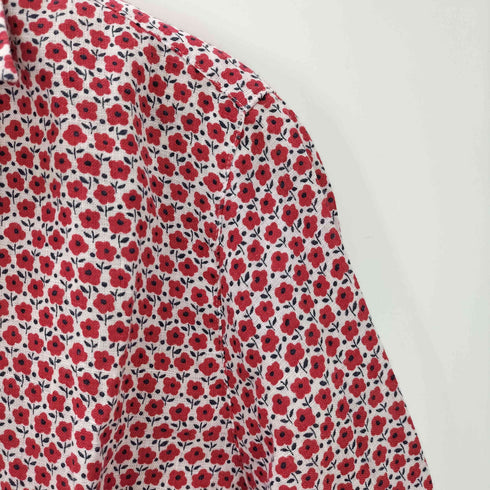フランクアンドアイリーン Frank&Eileen 花柄長袖リネンシャツ レディース XS