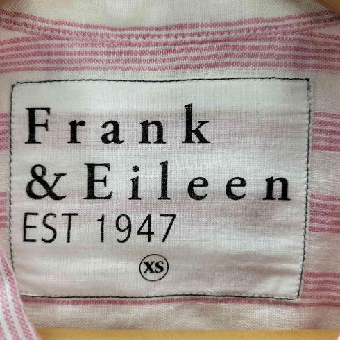 フランクアンドアイリーン Frank&Eileen ストライプ柄長袖リネンシャツ レディース XS