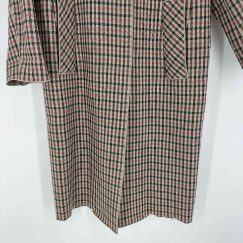クラネ CLANE 19AW MIX CHECK SOUTIEN COLLAR COAT ミックス チェック ステンカラー コート レディース JPN:1